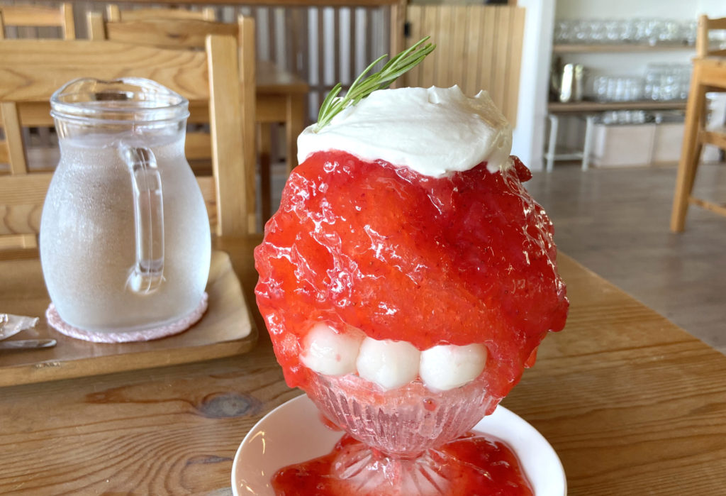 ルドリュロラン378のかき氷