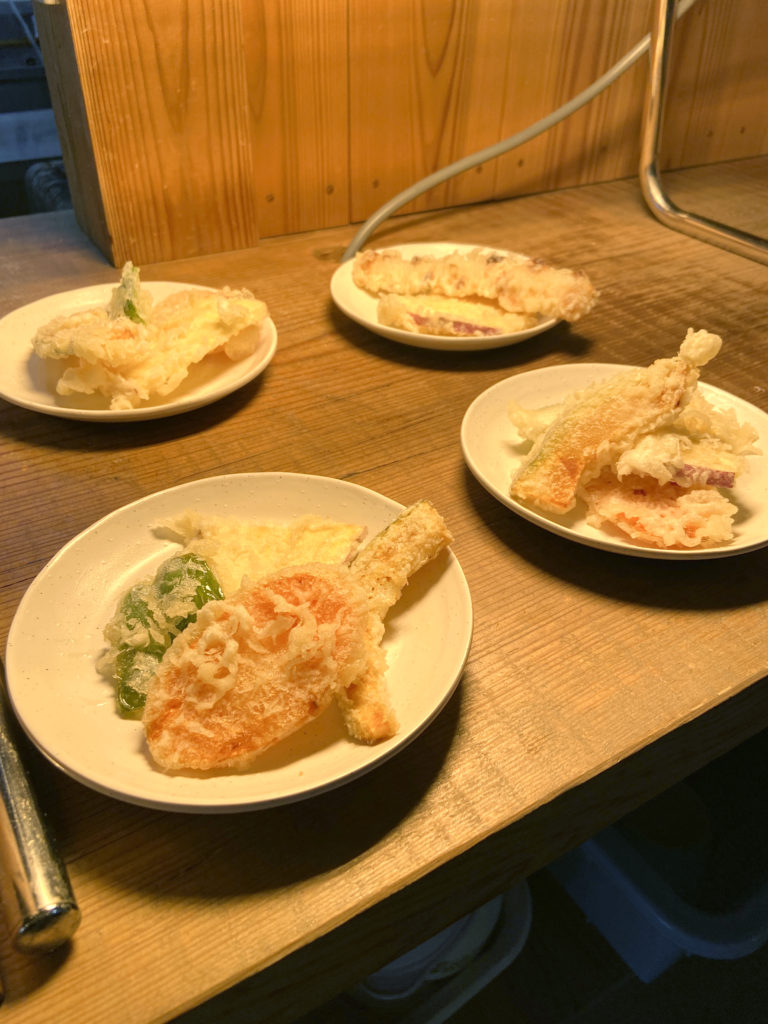 うどん心の天ぷら