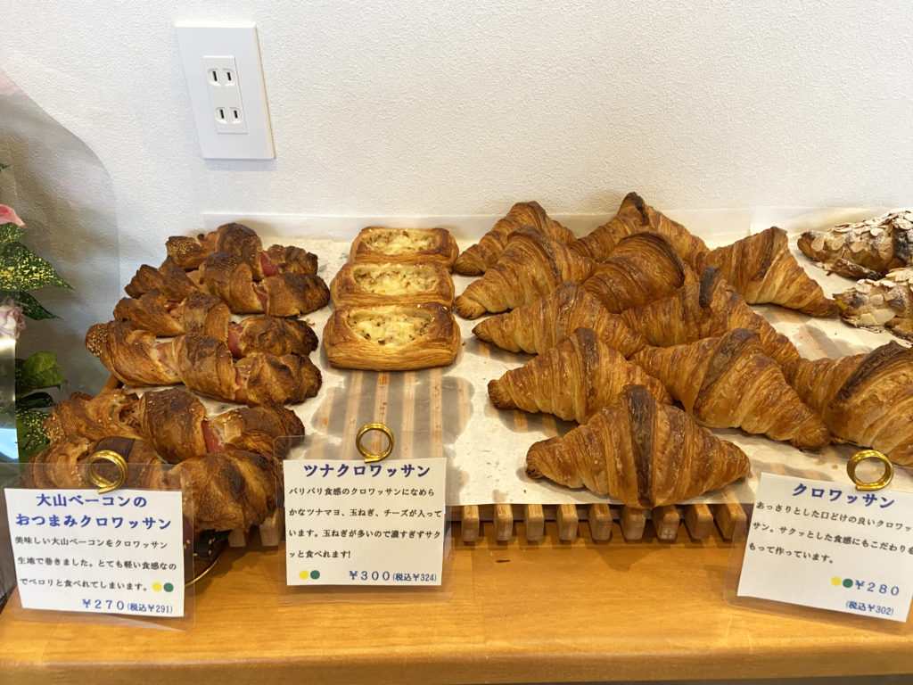 パン屋晴れの日のパンのラインナップ10