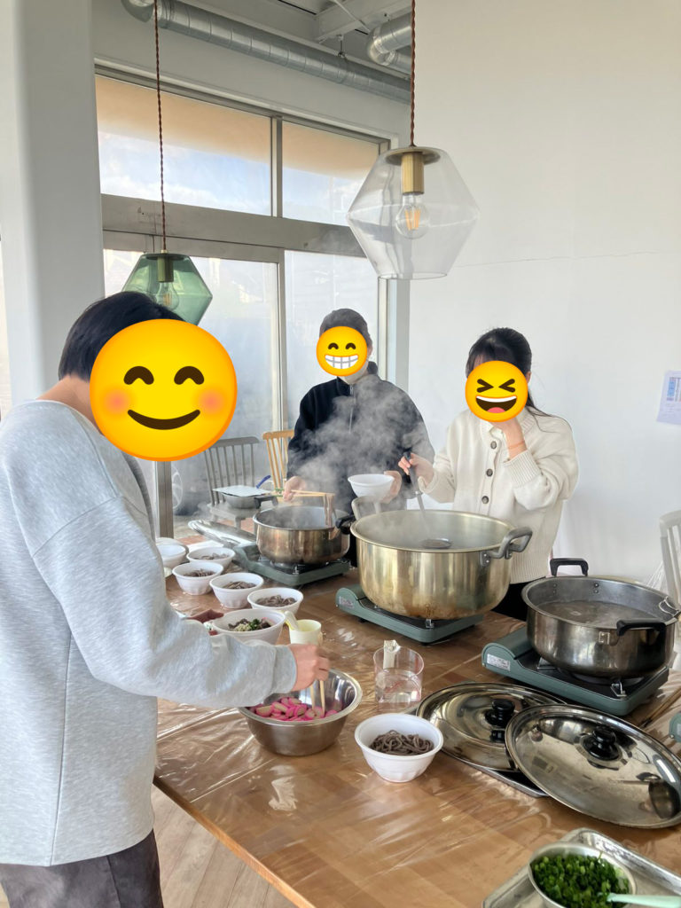 日昇の年越しそばの準備の様子2