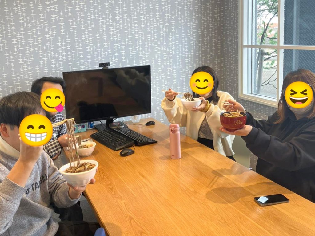 年越しそばの様子5